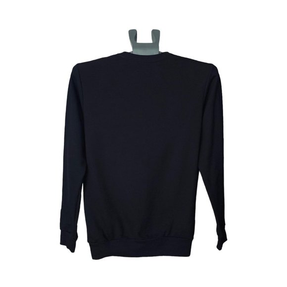 Cotton-Blend Sweatshirt with Text Print | XS | Black - Picture 5 of 14